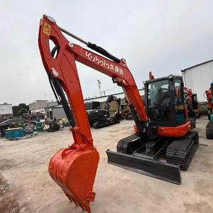 Excavatrice compacte Kubota U55 d'occasion, faible nombre d'heures de fonctionnement, système hydraulique complet pour travaux de terrassement - Product Image 1
