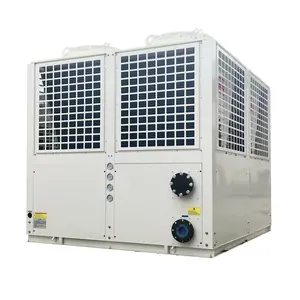 Heating cooling hot water air to water heat pump commercial 100KW industrial air source water heater for hotel