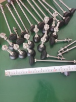 Pieds de nivellement réglables légers en nylon pur avec vis filetées M8 M10 M12, support métallique pour meubles en PP/PA