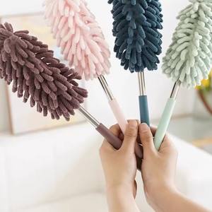 1pc Brosse à <span class=keywords><strong>poussière</strong></span> télescopique à manche extensible, brosse à <span class=keywords><strong>poussière</strong></span> pour toiles d'araignées, brosse à <span class=keywords><strong>poussière</strong></span> pour les espaces étroits, outils de nettoyage pour la maison et la voiture - Product Image 3