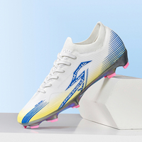 Chaussures de football Elite Speed Pro 2026 - Rose Vibrant Dégradé - Crampons professionnels légers FG/AG pour Hommes et Jeunes