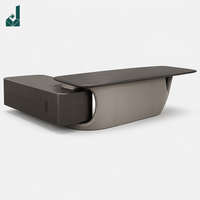 Bureau de travail minimaliste moderne de luxe en panneaux de bois, table d'ordinateur convertible sur mesure pour bureau, maison, hôpital
