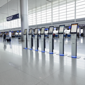 ตู้คีออสก์บริการตนเองขนาด 21.5 นิ้ว ขายดี พร้อมเครื่องสแกนคิวอาร์โค้ดขนาด 19 นิ้ว และเครื่องพิมพ์หมายเลขคิวพร้อมระบบเรียกคิว สำหรับธนาคาร - Product Image 4