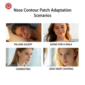 Patches Nasais Orgânicos Autoadesivos em Pérola Respirável Elástico Corretor de Nariz Descartável Nude Fino Hidratante de Beleza - Product Image 2