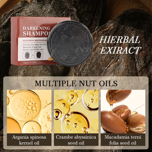 Polygonum Multiflorum Shampoo oscurante riduzione dei capelli grigiore radice dei capelli nutriente naturale senza solfato Bar Shampoo per capelli - Product Image 2