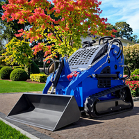 Loader Skid Steer Berkinerja Tinggi, Mini Backhoe Loader, Wheel Loader Artikulasi