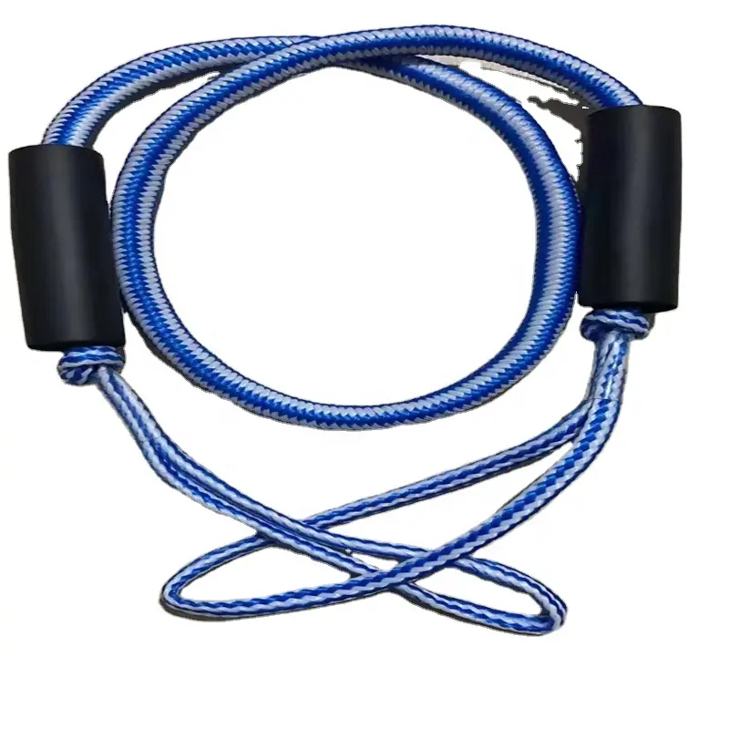 Nylon Bungee Dock Line Foam Float with Stainless Steel Clip Stretchable Mooring Rope Kayaks Boats Pontoon Part