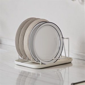 Porte-serviettes de cuisine moderne à double niveau en acier inoxydable 304, support de comptoir autoportant, petit séchoir domestique pour rangement en armoire - Product Image 3