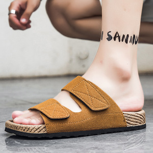 <span class=keywords><strong>Sandales</strong></span> personnalisables en usine avec logo OEM ODM, confortables pour la plage et la piscine, respirantes, à porter toute la journée, avec fermeture auto-agrippante, antidérapantes et durables - Product Image 1