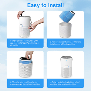 Purificador de Aire con Filtro HEPA de Carbón y Ionizador de Aire de 20 Millones de Iones, Purificador de Aire Portátil USB de Escritorio con Bajo Nivel de Ruido de 22dB - Product Image 6