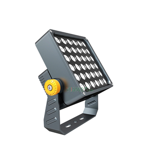 Çağdaş kısılabilir Led spot 16W-48W DMX 512 & APP kontrol peyzaj aydınlatma spor depo aydınlatma kare vücut - Product Image 6
