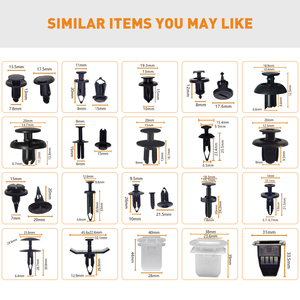 460pcs tự động Fastener người lưu giữ Clip mô hình khác nhau và phong cách cho Ford cho GM ốc vít nhựa đẩy người lưu giữ - Product Image 6