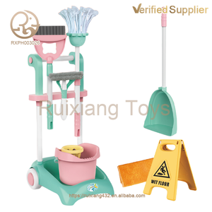 En gros Jouets transfrontaliers : Ensemble <span class=keywords><strong>de</strong></span> nettoyage <span class=keywords><strong>de</strong></span> maison avec <span class=keywords><strong>chariot</strong></span> et aspirateur, jouets <span class=keywords><strong>de</strong></span> simulation <span class=keywords><strong>de</strong></span> balayage pour enfants garçons et filles - Product Image 2