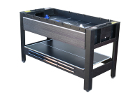 STX Table de jeu multifonction rotative 4 en 1 de 54 pouces pour billard, air hockey, tennis de table et football