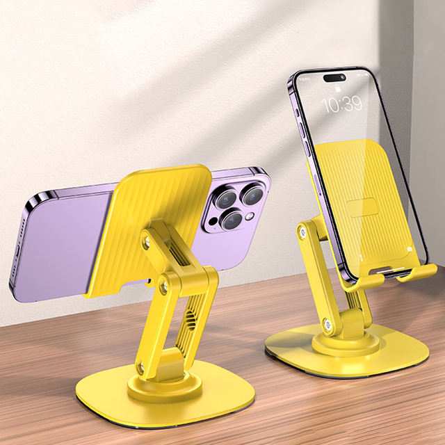 Hot Sale Aluminum Alloy Foldable 720 Degree Adjustable Tablet Stand Desk Desktop Phone Holder