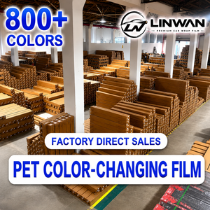 Vente directe d'usine, prix de gros, <span class=keywords><strong>film</strong></span> de protection de peinture pour carrosserie de voiture en vinyle PET changeant de couleur, épaisseur 6,5 mil, auto-adhésif - Product Image 1