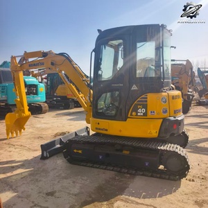 Excavatrice sur chenilles Komatsu 40 d'occasion, marque japonaise d'origine, 4 tonnes, mini-excavatrice sur chenilles d'occasion - Product Image 4
