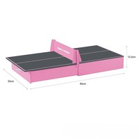 Ensemble de jeu de tennis de table miniature portable avec raquettes et balles pour jouer en intérieur et en extérieur