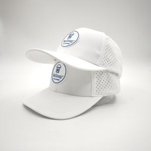Gorra de Golf Deportiva Personalizada al por Mayor, Impermeable, de 6 Paneles, con Visera Curva, Corte Láser, Transpirable, Ajustable, para Hombre y Mujer, con Estampado de Leopardo - Product Image 4