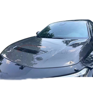 Carbon Fiber <strong>Hood</strong> Scoop with Airvent for 11th Gen <strong>Honda</strong> <strong>Civic</strong> 2021 2022 2023 2024 <strong>2025</strong> - Product Image 5
