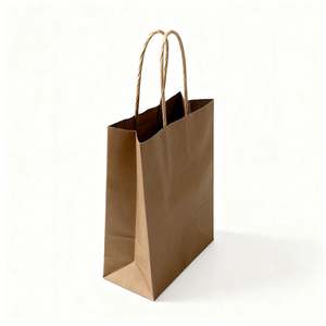 Sacs en papier kraft brun pour l'emballage de tissus personnalisés KM, sacs de shopping de qualité alimentaire - Product Image 3