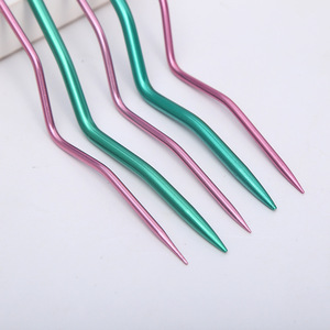 U Cable <strong>Stitch</strong> <strong>Holders</strong> U Shape Knitting Needles Bent Cable <strong>Stitch</strong> <strong>Holders</strong> Cable Needles for Knitting Knitting Accessories - Product Image 3