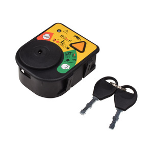 Ensemble de verrouillage de commutateur d'allumage pour tondeuse à gazon MTD 725-04227 925-04227, noir, avec clé de démarrage, pour pièces de tondeuse - Product Image 1