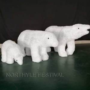 Outdoor Lighted <strong>Polar</strong> Bears Commercial Christmas Decorations Waterproof Ip65 220v Outdoor Led Garden <strong>Light</strong> - Product Image 4