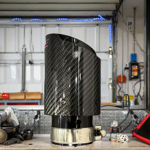 Akrapovi C Punta de <span class=keywords><strong>escape</strong></span> de fibra de carbono Tubo de <span class=keywords><strong>escape</strong></span> de carbono mate - Product Image 1