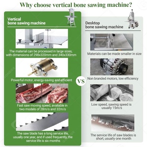 Điện Tự Động Dê Thịt Bò Thịt Nhỏ Đông Lạnh Thịt Ban Nhạc Xương Saw Cut Butcher Máy Cắt - Product Image 3