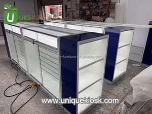 Mostrador <span class=keywords><strong>de</strong></span> exhibición <span class=keywords><strong>de</strong></span> vidrio <span class=keywords><strong>para</strong></span> teléfono móvil azul y blanco con lámpara <span class=keywords><strong>de</strong></span> luz Led idea <span class=keywords><strong>de</strong></span> mostrador <span class=keywords><strong>de</strong></span> tienda <span class=keywords><strong>de</strong></span> teléfono móvil - Product Image 6