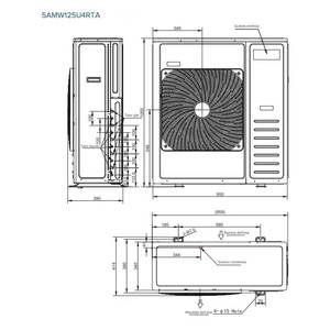 Aire Acondicionado Doméstico Silentium Pro Penta Split AC 12000 BTU de Frecuencia Variable con Refrigerante R32 y Control Remoto - Product Image 2