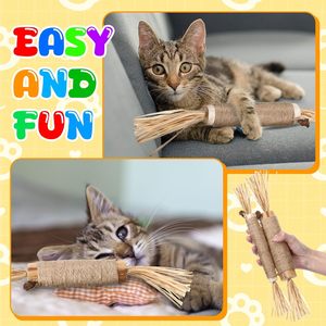Juguete para masticar gato natural grande 15 pulgadas enormes palos <span class=keywords><strong>Silvervine</strong></span> juguetes para gatos - Product Image 4