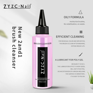 ZYZC <span class=keywords><strong>Limpiador</strong></span> <span class=keywords><strong>de</strong></span> <span class=keywords><strong>Gel</strong></span> UV <span class=keywords><strong>para</strong></span> <span class=keywords><strong>Uñas</strong></span>, Pincel Protector, Solución Líquida Deslizante <span class=keywords><strong>de</strong></span> 120ml / Suavizante y Removedor <span class=keywords><strong>de</strong></span> Cutículas - Product Image 2