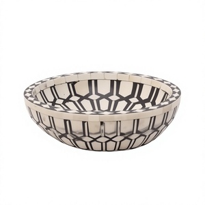 Bol décoratif pour la table, durable, écologique, avec incrustation de os, design classique, poli, très bonne qualité, personnalisable - Product Image 6