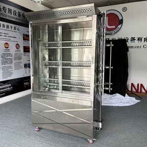 Four gril vertical à gaz commercial de grande capacité pour rôtissoire de poulet <span class=keywords><strong>Machine</strong></span> automatique en acier inoxydable pour snack de restaurant à vendre - Product Image 2