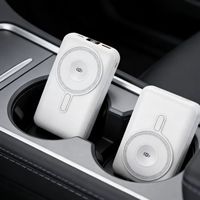 Nouvelle batterie externe portable tendance PD 22,5 W à charge rapide avec câble et support, batterie externe magnétique sans fil 10000 mAh pour iPhone 16