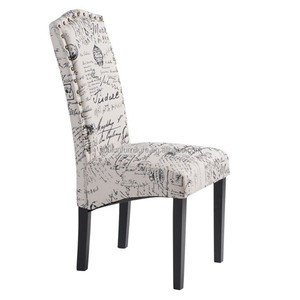 Chaise de salle à manger moderne nordique en bois brun, design luxueux rembourré pour salle à manger, cave à vin, refroidissement pour appartement - Product Image 1