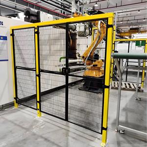 Industrial Safety Fence Welded <b>Wire</b> <b>Mesh</b> Security Barrier Powder Coated Carbon Steel Guard Rail 8ft Waterproof Customized - Product Image 2