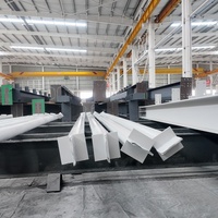 Nave Industrial Prefabricada Moderna de Acero, Estructura Metálica, Gran Espacio, Alta Calidad