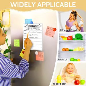 Wholesale Soft Double Sided Dry Erase Magnetic Refrigerator Blackboard Weekly Monthly Planner Calendar Magnet Whiteboard - Product Image 2
