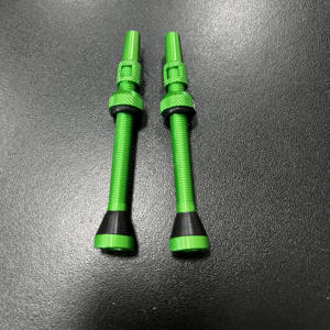 Valve sans chambre à air verte pour vélo <span class=keywords><strong>VTT</strong></span>, <span class=keywords><strong>tige</strong></span> en alliage d'aluminium 34/40/44/46/50/55/60/70/80/100 mm, accessoires pour roues et pneus <span class=keywords><strong>de</strong></span> vélo - Product Image 6