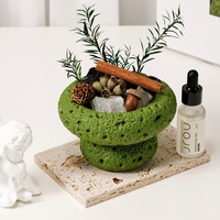 Diffuseur d'huiles essentielles minimaliste sans fumée, en pierre, coffret cadeau écologique pour la décoration intérieure et les accessoires de photographie