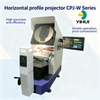 Proyector de perfil Horizontal electrónico serie, acero, plástico para PCB, equipo de inspección, máquina de medición óptica