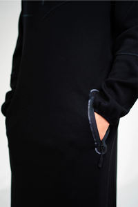 Thobe Homme Personnalisé Nouveau Design 2026 avec Capuche, Fermeture Éclair 1/4, Broderie et Impression LOGO, Manches Longues Style Marocain - Product Image 5