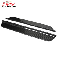 AISKA Couvre-seuils de porte avant en carbone sec, légers, style sport, adhésifs, accessoires intérieurs pour Tesla Model Y Juniper 2025+