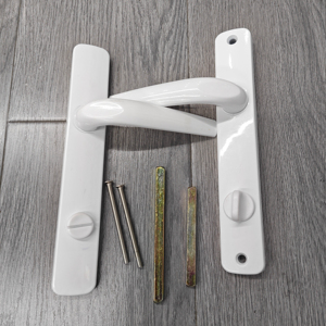 Thiết kế Hiện Đại Trắng Hợp kim nhôm Cửa Cửa sổ xử lý khóa thiết lập 90 lỗ Pitch khuôn cửa sổ đòn bẩy xử lý cho uPVC gỗ cửa nhôm - Product Image 1