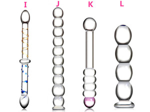 Kristallen Glazen <span class=keywords><strong>Dildo</strong></span> Voor Vrouwen Butt Plug Vaginale Stimulatie Anale Kralen Sex Toys - Product Image 4