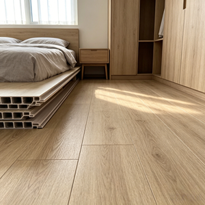 Panneau de séparation en PVC imperméable pour intérieur, 22 mm d'épaisseur, aspect <span class=keywords><strong>bois</strong></span>, pour la décoration d'appartement - Product Image 6