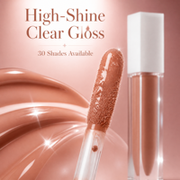 Gloss à lèvres végétalien brillant personnalisable avec logo, maquillage longue tenue hydratant, rouge à lèvres mat, gloss, baume à lèvres, plusieurs couleurs